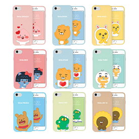 MC カカオフレンズ iPhone Galaxy ケース カバー スマホケース KAKAO little FRIENDS Soft Jelly Case Cover