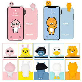 MC カカオフレンズ iPhone Galaxy カバー スマホケース KAKAO FRIENDS FIGURE Art Jelly Case Cover