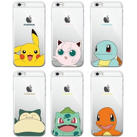 CQ ポケモン キューティ iPhone Galaxy 透明ゼリー ケース カバー スマホケース POKEMON Cutie Clear Jelly