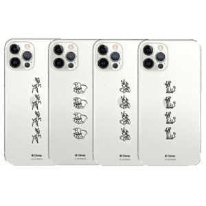 ST Disney Animals Simple Line Clear Jelly �f�B�Y�j�[ iPhone Galaxy �P�[�X �J�o�[ �X�}�z�P�[�X