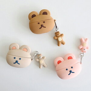 RO highigxA GA[|bY v 1 2 3 \tg P[X Jo[ DONATDONAT BEAR Airpods Pro 1st 2nd 3rd Silicone Case Cover