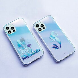 MP Disney Princess Ariel Marine Aurora Blue Gell Hard iPhone ディズニー リトル・マーメイド ケース カバー スマホケース