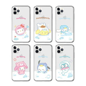 79 TI ACX tY iPhone Galaxy [[ P[X Jo[ X}zP[X Sanrio Characters ICE FRIENDS Clear Jelly n[LeB ||v }CfB nMh Vi[ |`