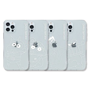 CQ �N���������񂿂�� ���C�� iPhone Galaxy �����[���[ �P�[�X �J�o�[ �X�}�z�P�[�X Crayon Shinchan LINE Clear Jelly
