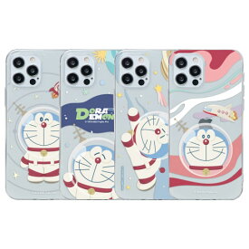 CQ ドラえもん 宇宙旅行 iPhone Galaxy 透明ゼリー ケース カバー スマホケース DORAEMON SPACE TRAVEL CLEAR JELLY