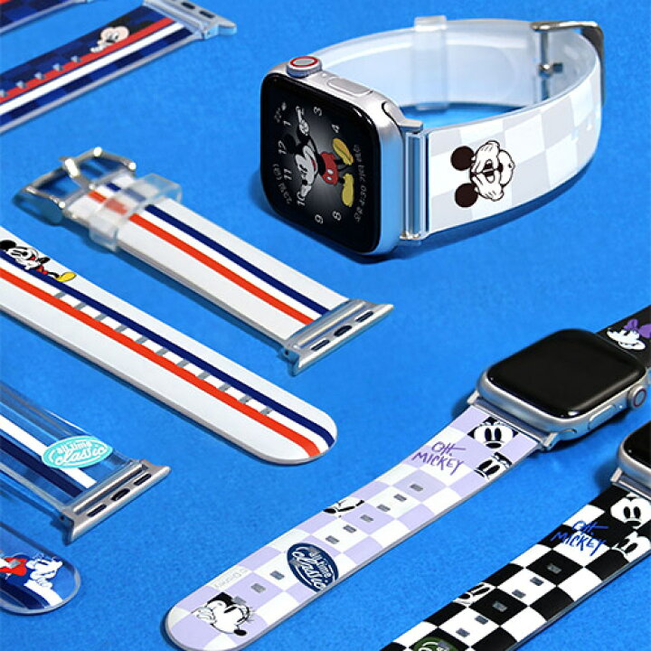 楽天市場 Ft Disney ディズニー Clear Apple Watch Band アップルウォッチ バンド クリアバンド ベルト 45mm 44mm 42mm 41mm 40mm 38mm ベルト 時計バンド アップルウォッチバンド 腕時計ストラップ リアーナ
