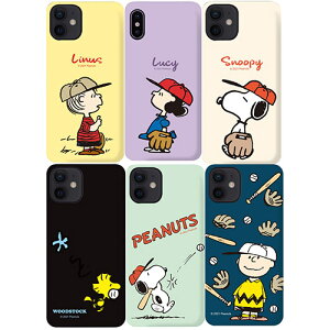 MW Peanuts Snoopy Xk[s[ season 2 BASEBALL Snoopy Slim Hard iPhone Galaxy P[X Jo[ X}zP[X