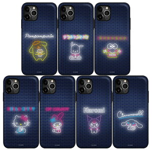 79 N~ n[LeB }CfB ||v Vi[ |`bR 낯낯 iPhone Galaxy P[X Jo[ X}zP[X Sanrio TI Characters NEON Magnetic Card Door Bumper IC Suica