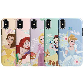 JH ディズニープリンセス パステル iPhone Galaxy タフ バンパー ケース カバー スマホケース DISNEY PRINCESS PASTEL