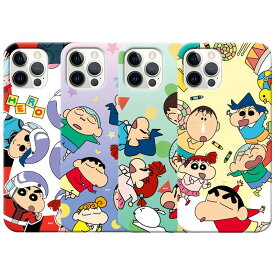 CQ クレヨンしんちゃん ベストフレンズ iPhone Galaxy スリム ハード ケース カバー スマホケース CRAYON SHINCHAN BEST FRIENDS SLIM HARD