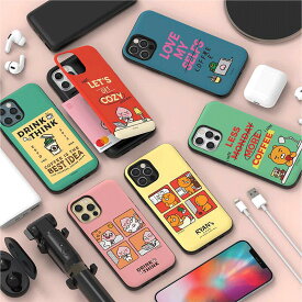 BA カカオフレンズ iPhone Galaxy ケース カバー スマホケース KAKAO FRIENDS CAFE SEASON 2 MAGNETIC CARD DOOR BUMPER IC Suica カード収納可能