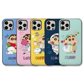 CQ クレヨンしんちゃん ビッグキューティ iPhone Galaxy マグネット カード ドア バンパー ケース カバー スマホケース