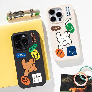 RO u` uU[ v[h iPhone P[X Jo[ X}zP[X BRUNCH BROTHER Poodle Silicon iPhone Case Cover