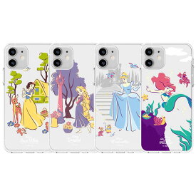 TR ディズニープリンセス クラシック iPhone Galaxy 透明 ソフト ケース カバー スマホケース DISNEY PRINCESS CLASSIC CLEAR JELLY CASE