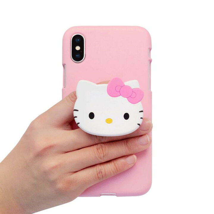 楽天市場】MP サンリオ ハローキティ パッチ スマホグリップ スマホ 