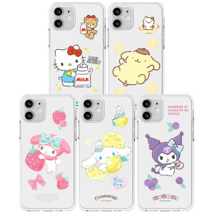 79 TI `R[g iPhone Galaxy [[ P[X Jo[ X}zP[X SANRIO CHOCOLATE Clear Jelly Case Cover