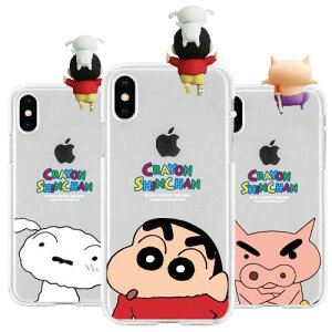 JN N񂿂 rbON[YAbv iPhone Galaxy [[ P[X P[X Jo[ X}zP[X CRAYON SHINCHAN BIG CLOSE UP FIGURE CLEAR JELLY Case Cover