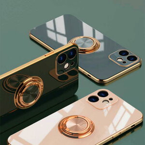 SI DC �t�B���K�[�����O �S�[���h ���^�� iPhone Galaxy �P�[�X �J�o�[ �X�}�z�P�[�X �����h�~ �A�C�e�� Finger Ring Gold Metal Case Cover