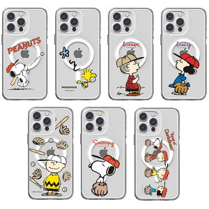 TZ s[ibc Xk[s[ S2 x[X{[ MagSafeΉ iPhone Galaxy he P[X Jo[ X}zP[X PEANUTS SNOOPY S2 BASEBALL MagSafe Gell Hard CASE COVER