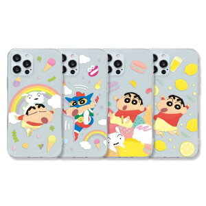 CQ N񂿂 񂿂 N iPhone Galaxy [[ P[X Jo[ X}zP[X Crayon Shinchan Crayon Clear Jelly