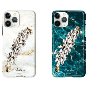 嗝΃cCN iPhone Galaxy X n[h P[X Jo[ X}zP[X WG[Xgbv h~ MARBLE TWINKLE JEWELRY STRAP SLIM HARD GRIP CASE COVER MP