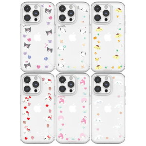 TI iPhone Galaxy J[h n[h P[X Jo[ X}zP[X L[g SANRIO CUTE CARD CLEAR HARD CASE 1[łp TR