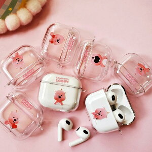 [s[ GA|bY v 1 2 3  n[h P[X Jo[ ZANMANG LOOPY AirPods Pro 1st 2nd 3rd CLEAR HARD CASE COVER TK