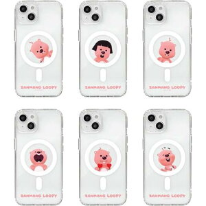 [s[ MagSafeΉ iPhone Galaxy he P[X Jo[ X}zP[X ZANMAGN LOOPY MagSafe Gell Hard CASE COVER TK
