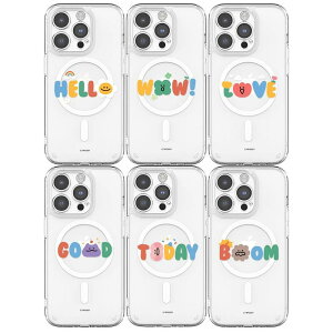 }O }O Lb` ^O iPhone Galaxy P[X Jo[ X}zP[X MagSafe Ή he YK[h MALLANG MALLANG KITSCH LETTERING LENS GUARD MagSafe Gell Hard Case Cover TR