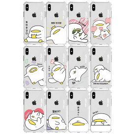 カカオフレンズ韓国 オグ ファミリー チップタブ iPhone Galaxy 防弾 ケース カバー スマホケース OGU TIP TAB GELL HARD CASE COVER BA