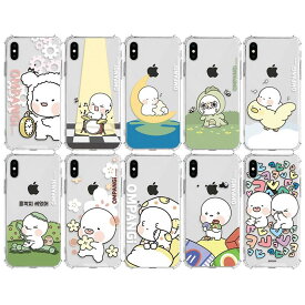 カカオフレンズ韓国 オムパンイ わいわい iPhone Galaxy 防弾 ケース カバー スマホケース OMPANGI WAGGLE WAGGLE GELL HARD CASE COVER BA