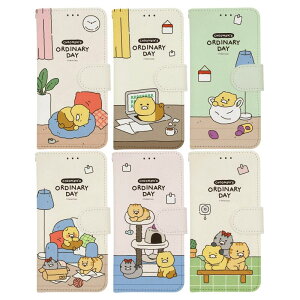 �J�J�I�t�����Y �`�����V�N iPhone Galaxy �I�[�f�B�i���[�f�C �蒠�^ �P�[�X �J�o�[ �X�}�z�P�[�X KAKAO FRIENDS CHOONSIK ORDINARY DAY DIARY CASE S2