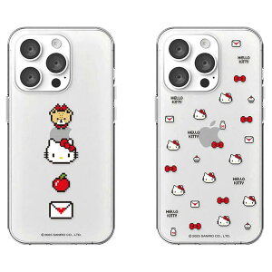 TI n[LeB sNZ iPhone Galaxy [[ P[X Jo[ X}zP[X Xgbv HELLO KITTY PIXEL CLEAR JELLY CASE MP