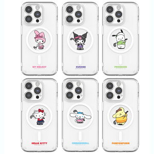 TI YK[h MagSafeΉ iPhone Galaxy he P[X Jo[ X}zP[X SANRIO St Lens Guard MagSafe Gell Hard CASE COVER TR