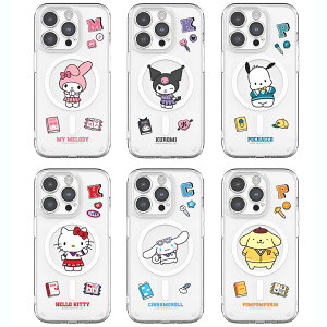 TI YK[h MagSafeΉ iPhone Galaxy he P[X Jo[ X}zP[X SANRIO w Lens Guard MagSafe Gell Hard CASE COVER TR