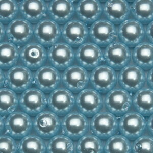 樹脂パール ビーズ ラウンド 5mm #46/D ライトブルー 5本 (75cm×5個) 約750粒入り パールビーズ カラーパール