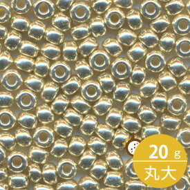 MIYUKI シードビーズ 丸大 8/0 約3mm #4201 シルバー(デュラコート外銀着色) 20グラムバラ 約780粒入り ミユキビーズ