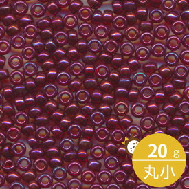 MIYUKI シードビーズ 丸小 11/0 約2mm #313 ワインレッドABゴールドラスター 20グラムバラ 約2,200粒入り ミユキビーズ