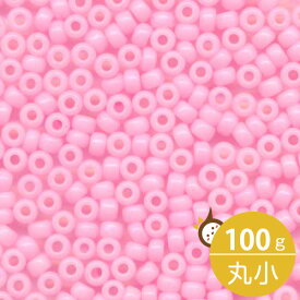 MIYUKI シードビーズ 丸小 11/0 約2mm #415 ピンク(白ギョク着色) 100グラムバラ (20グラムパック×5個) 約11,000粒入り ミユキビーズ