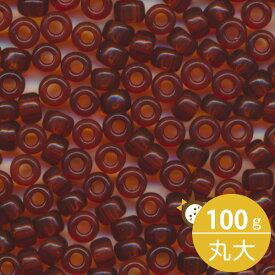 MIYUKI シードビーズ 丸大 8/0 約3mm #134 ライトブラウンスキ 100グラムバラ (20グラムパック×5個) 約3,900粒入り ミユキビーズ