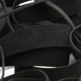 スエードテープ 10mm ブラック 9.14M巻 手芸 服飾 ラッピング 人工皮革 FUJIYAMA RIBBON