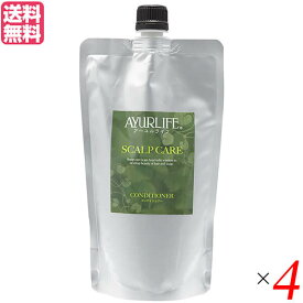 コンディショナー トリートメント リンス 生活の木 スカルプケア コンディショナー 400mL詰替 4個セット 送料無料