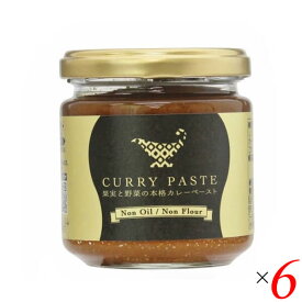 【12/10(水)限定！楽天カードでポイント9倍！】カレーペースト 瓶 インド ムソー 果実と野菜の本格カレーペースト 180g 6個セット 送料無料