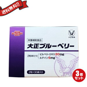 大正製薬大正ブルーベリー栄養補助食品30袋入り