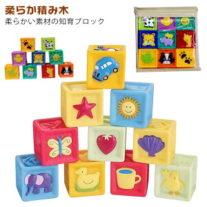 積み木 柔らか積み木 9ピース 10ピース 赤ちゃん おもちゃ つみき 知育玩具 ベビー 孫 かわいい 出産祝い ギフト プレゼント 誕生日 保育所 児童館用品