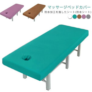 マッサージベッドカバー ベッドシーツ マッサージ 防水 整体 有孔 無孔 ボックスシーツ エステ 介護 防油 ベッドカバー ベッドシート ウォッシャブル 洗える 選べる2タイプ ボックスシーツ