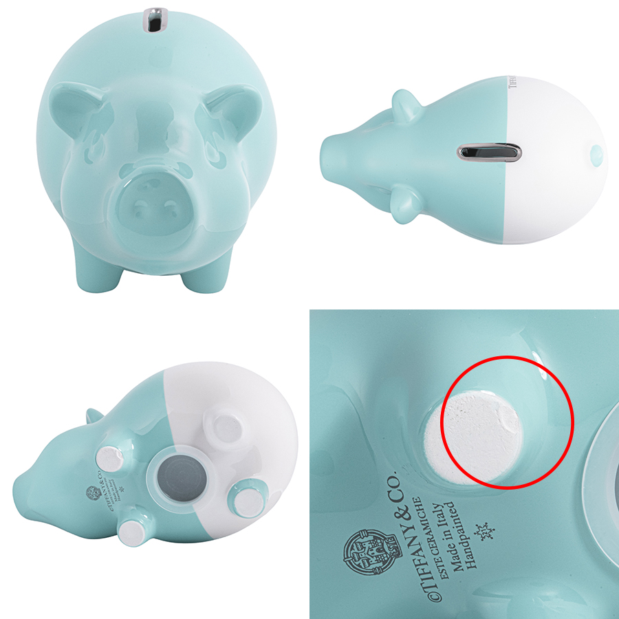 楽天市場】TIFFANY&Co. ティファニー Color Block Piggy Bank カラー