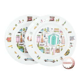 TIFFANY&Co. ティファニー 5thアベニュー デザートプレート ペアセット 食器 ケーキ皿【中古】