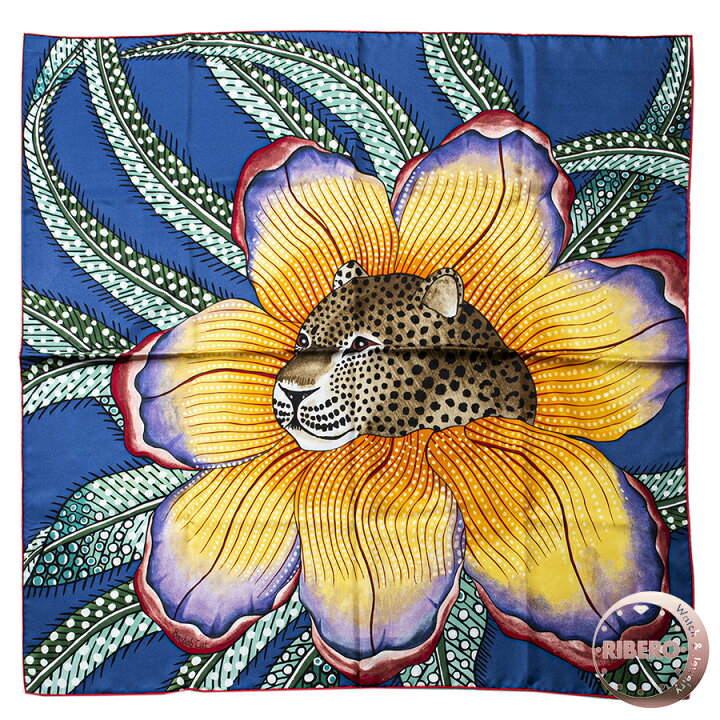 楽天市場】HERMES エルメス カレ90 Baobab Cat バオバブ キャット  