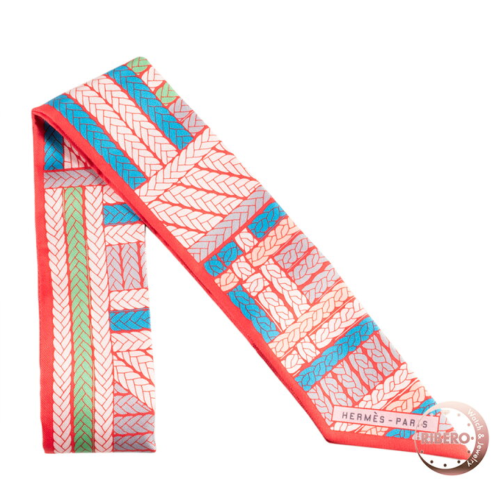 楽天市場】HERMES エルメス Tresses H トレスH 063847S 01 ツイリー  